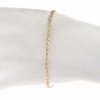 3842 Bransoletka elegancka złota 19cm pozłacana 14k 